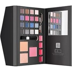 Deborah Milano Dāvanu komplekts sievietēm Make Up Book Volume 2 Cold Tones Komplektā ietilpst acu ēnu paletes, spīdumi, lūpu krāsas un sejas putekļi dažādās krāsās un finišos FSC papīrs