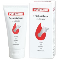 PediBaehr, Fresh Foot Balm ar alveju, atvēsinošs krēms kājām, 75 ml