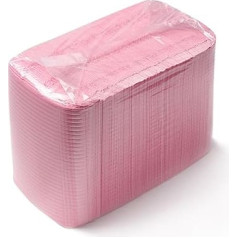 Miaija 20 Stück rosa Nail Art Tischmatten Wasserdichte Nagelspitzen Kunst Tischtücher Faltbare Salon Praxis Maniküre Papier Anti-schmutzige Tischunterlage