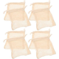 MAGICLULU 32 Stk Aufbewahrungstasche Für Seife Reinigungsschaumbeutel Schaumnetze Für Bäder Seifennetzbeutel Blockseife Bettwäsche Aus Baumwolle Seifenblasenmaschine Körper