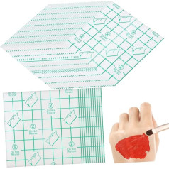 Mikinona Pack of 200 Empty Stickers Cosmetic Make Up Palettes Cosmetic Palettes Foundation Palette Adhesive Palettes Cosmetic Aid Tools Make Up Accessories Make Up Mixing Palettes Make Up