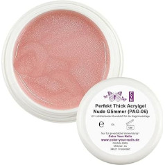 Perfekt bieza akrila želeja Nude Glimmer (PAG-06) īpaši bieza (30 ml)