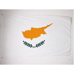 AZ FLAG CYPRUS FLAG 3' x 5' ārējai lietošanai - CYPRIOT FLAGS 90 x 150 cm - BANNER 3x5 ft Trikotāžas poliesteris