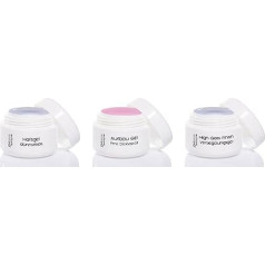 3 x 30 ml UV gēla glābšanas komplekts 2 adhezīvais gēla veidotājs rozā spīduma gēla nagu gēla komplekts