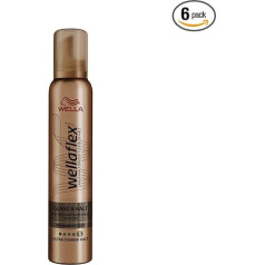 Wella Wellaflex Stiprinošās putas spīdumam un fiksācijai 6 x 200 ml iepakojums