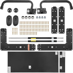 Vevor Korpusa gultas atsperu mehānisms 2185 x 1700 x 2210 mm, Mērfija gultas komplekts, Queen Deluxe, DIY komplekts, mehāniskais aprīkojums sienas gultām, pneimatiskais sviras gultas atbalsts, saliekamā korpusa sienas gulta