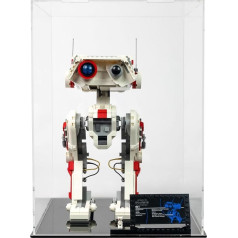 Icuanuty Vitrīna Lego 75335 BD-1, modeļu komplekts, pārvietojama Droid figūriņa, istabas rotājums, dzimšanas dienas dāvanas ideja zēniem un meitenēm, displeja kaste