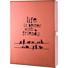 Haku Möbel HAKU mēbeļu atslēgu kaste, 25 x 18 x 5 cm, vara optika