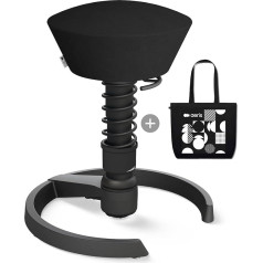Aeris Swopper Ergonomisks krēsls - biroja krēsls ar regulējamu augstumu - universāls krēsls veselīgai mugurai - biroja krēsls bez riteņiem, atsperu standarts