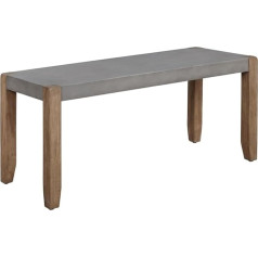 ‎Alaterre Furniture Newport L 40 collu mākslīgā betona un koka soliņš