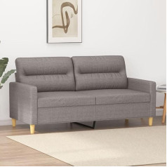 Klyeon 2-vietīgs dīvāns taupe 140 cm audums,Plašs 2-vietīgs dīvāns atpūtai un komfortam jebkurā dzīvojamā zonā Dzīvojamā istaba, dīvāni