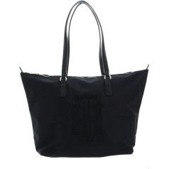 Tommy Hilfiger Poppy Tote TH Black, melna, melna