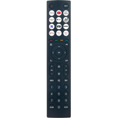 AULCMEET ERF3D86 ERF3D86H Rezerves balss tālvadības pults, kas piemērota Hisense 4K ULED Smart TV 55U8HQ 65U7HQ 55A85H 75U8HQ 65U8HQ 55U8HQ T313161 48A85H 65A9H 55U7HQ 65 A85H ERErErF3D86H