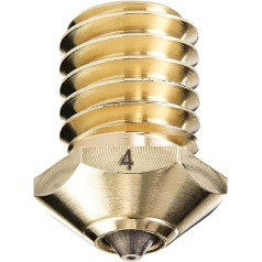 DUROZZLE 3D printera dimanta PCD 0,4 mm Bambu Lab P1P / P1S / X1 / X1C uzlabotais karstais gals, ātrgaitas 3D drukāšana, rūdīts, augsta precizitāte (Bambu Lab, 0,4 mm)