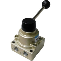 HV-200D Handschaltventil, 1/4 Zoll, manuāls, pneimatisks rokas rokas palīgventilis (Handschalterventil)