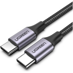 USB-C 3.1 kabelis - USB-C 3.1 1,5 m - pelēks