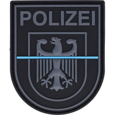 RescPol Gumijas plāksteris Federālā policija - Blueline, melns/pelēks/zils