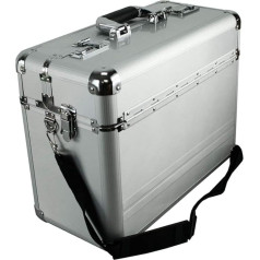 Portfelis plecu siksna Alumīnija futrālis Pilot Case Alumīnija futrālis Silver 46 cm Bowatex, sudraba, Pilot case