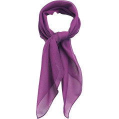 TigerTie smalka sieviešu šifona šallīte 58 cm x 58 cm vienkrāsainā šallē