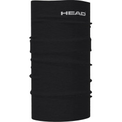 HEAD Tube Merino Plain, daudzfunkcionāla šalle viena izmēra Unisex Tube šalle Vīrieši Sievietes Ziemas kakla siltāks Vēja necaurlaidīgs Slēpošana Riteņbraukšana UV aizsardzība Tube Bandana Tube šalle