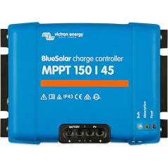 Victron Energy BlueSolar MPPT lādēšanas kontrolieris - Saules enerģijas lādēšanas kontrolieris - 150 V 45 ampēri 12/24/36/48 V
