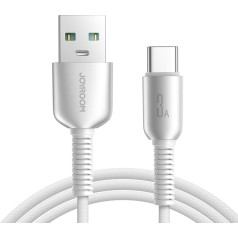 Kabeļu sērijas Cutting-Edge 3A USB-A - USB-C 1,2 m - pelēks