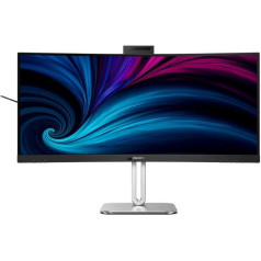 Monitors 34b2u6603ch 34 collu izliekts va hdmix2 dp ir thunderbolt rj45