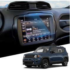 8,4 collu navigācijas aizsargstikls Jee-p Compass 2017-2020 / Renegade 2018-2024, GPS navigācijas ekrāna aizsargstikls ar rūdīta stikla 9H aizsargstiklu, izturīgs pret skrāpējumiem un pirkstu nospiedumiem