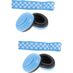 IWOWHERO 2 komplekti austiņu ausu aizbāžņu ausu aizbāžņi Trokšņu slāpēšana bērnu austiņas mazuļiem Austiņas zīdaiņiem Ausu aizsardzība Ausu aizsardzība austiņas Sky Blue Sponge, debeszils zils