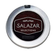 Safran Fäden 10g der Marke Salazar | 100% reine Safranfäden von höchster Qualitätsstufe Super Negin | verpackt in hochwertiger Dese (10 grami)