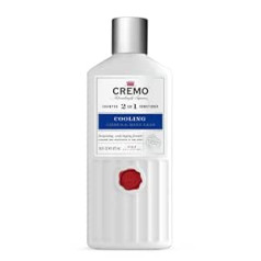 CREMO - Barber Grade 2 in 1 Shampoo & Conditioner for Men | Cooling Citrus & Mint Leaf | 473 ml