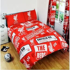 Liverpool Patch viena segas pārvalks (sega 135 cm x 200 cm) (1 x spilvendrāna 50 cm x 75 cm)