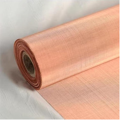 JSY Copper Mesh Copper Mesh audums, smalka acs, filtrēšanas audums, elektromagnētisko viļņu signālu ekranēšana Acu audums (krāsa: 100 acs, izmērs: 1x1m)