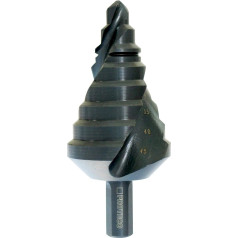 Proteco-Werkzeug® HSS Titanium TIN TIAlN Professional Step Drill Cone Drill Metal Drill Bit 10-45 mm