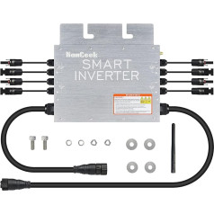 HamGeek SG1400MQ Saules mikro invertors Saules paneļu mikro invertors Maksimālā izejas jauda 1400W Micro Grid Tie invertors