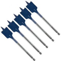 Tolxh 5 Stück #DSB1013B 2,5 cm x 15,2 cm Daredevil Spaten-Bit (Bulk) Ersatzteil Neu für Bosch