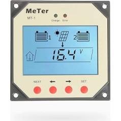 SolaMr tālvadības indikatora instruments Duo akumulatora saules uzlādes kontrolierim ar 10 metru kabeli EPIPDB-COM sērijai (MT-1)