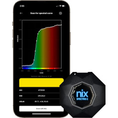 Nix Spectro 2 spektrofotometrs - profesionāli un pārnēsājami krāsu mērījumi drukāšanai, iepakošanai, krāsošanai, pārklājumiem un daudz kam citam