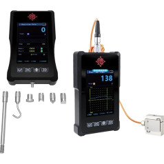 AUBEST digitālais spēka mērītājs Pārnēsājamais spēka mērītājs Digitālais rokas dinamometrs Mērinstruments Pull Push Load Cell Display Rokas uzlādējams (DY920-C 0-5N)