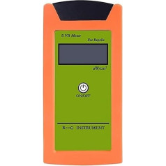 Tönungsmesser für Fenster 0-1999Uw/Cm2 UVB-Messgerät, hochpräziser UVB-Tester, professionaleller digitaler LCD-UVB-Detektor, UVB-Testgerät for Reptilien für Autofenstervorhänge