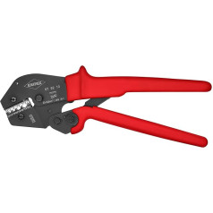 Knipex Crimpzange auch für Zweihandbedienung brüniert, mit rutschhemmenden Kunststoff-Hüllen 250 mm 97 52 13