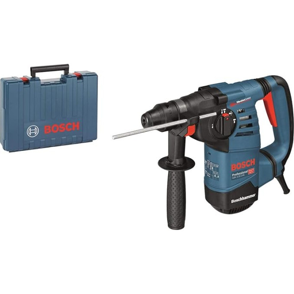 Bosch Professional GBH 3-28 DRE urbis ar āmuru (800 W, 3,1 džoulu, SDS Plus, vibrācijas kontrole, ar papildu rokturi, dziļuma ierobežotājs 210 mm, smērvielas caurulīte, mašīncaurule, drāniņa, urbis ar āmuru, in Craftsman's