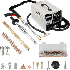 220V automašīnu virsbūves bojājumu noņemšanas mašīna Metināšanas mašīna - MOTOCOCHE 1800 Watt 6 režīmi Spot Welder Dent Puller Bolt Welder Dent Repair Kit 3500A Digital Panel Dent Spotter Body