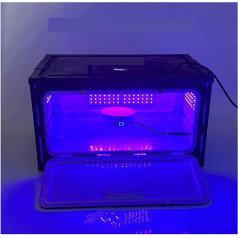 UV-Härtungslicht 3D-Druckerbox LED-UV-GEL-Härtungslampe UV-Lichthärtung UV-Kleber Öl Harz Maschine Glas Tinte Farbe Siebdruck Telefon Timing mit sofortiger Aushärtung (Izmērs : Tips, Krāsa : 395 nm)