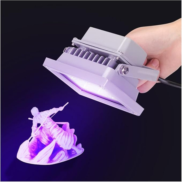 UV-Härtungslicht 405 nm UV-Lampe UV-LED-Licht UV-empfindliches lichtempfindliches Harz DLP/SLA 3D-Drucker Modell funktioniert sekundäre Aushärtung verfestigen mit sofortiger Aushärtung (Size : 1 UK,