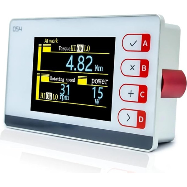 DEBLAN Dynamisches Drehmomentsensor-Instrumentendisplay RS485 0-10 4-20mA Kraftmess-Wägedisplay-Kontrollinstrument (Krāsa : RS485)