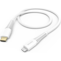 Hama 00183309 Fast Charging/Data Cable, USB-C - Lightning 1.5m, W hite