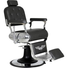 Polironeshop Harley Professional Barber Salon Tattoo Chair Black