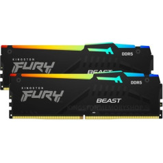 Atmiņa ddr5 fury fury beast black rgb 32gb(2*16gb)/5200 cl36 expo