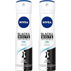 Nivea Antiperspirants aerosols Black & White Invisible Pure 150 ml